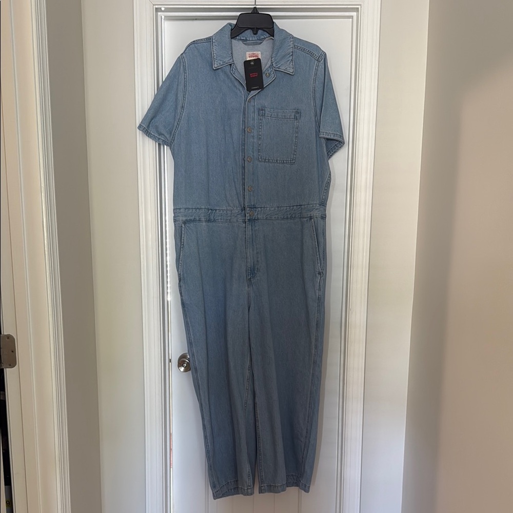 Levi's Light Blue Denim Jumpsuit